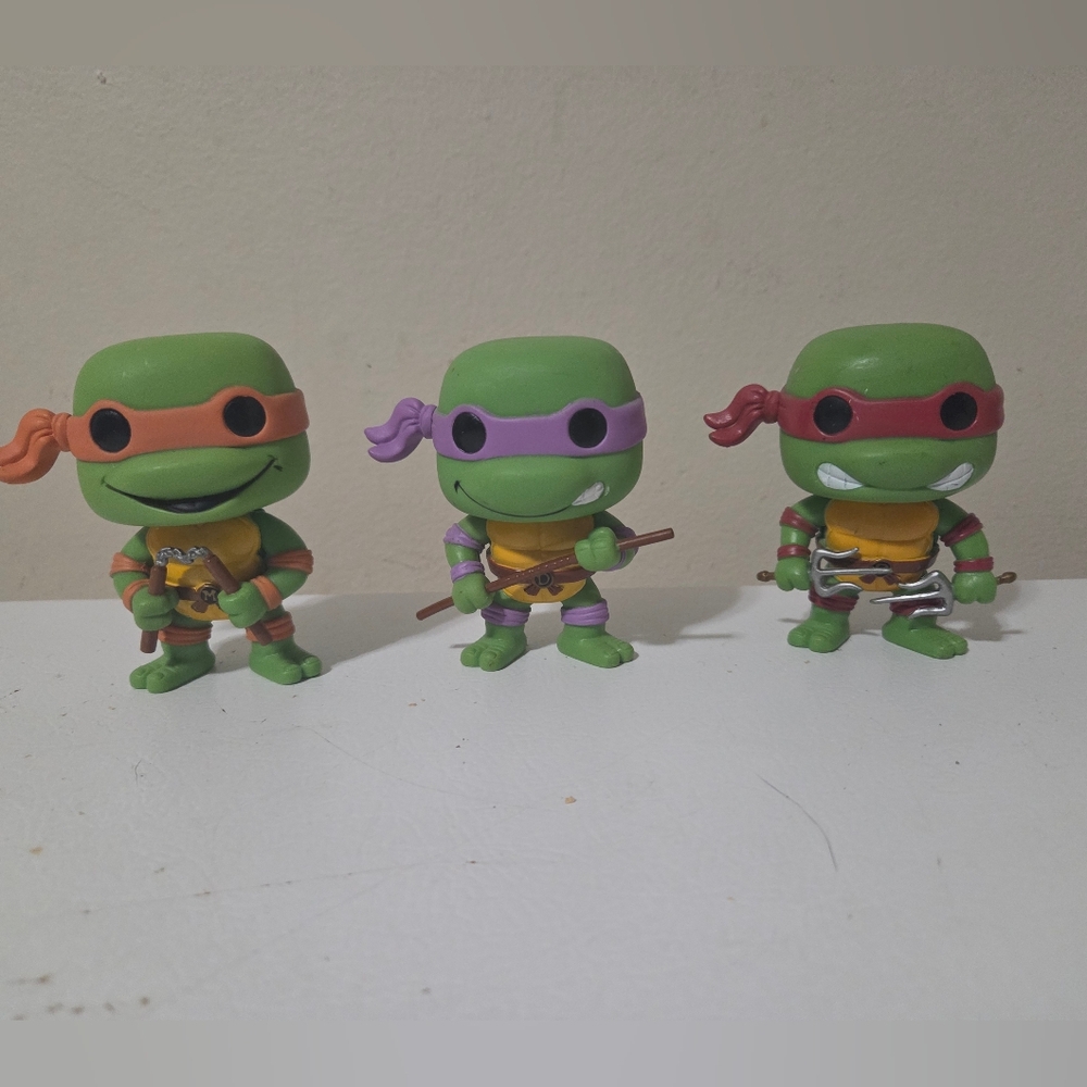 Funko Teenage Mutant Ninja Turtles Action Figures Set Of 3